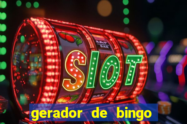 gerador de bingo de palavras